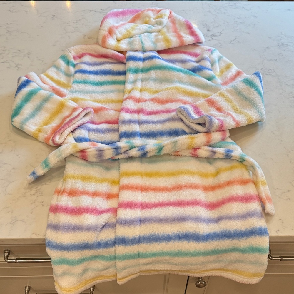 Pottery Barn Teen Multicolor Plush Robe
